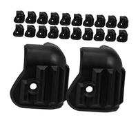 Operitacx 32 Pezzi Paraspigoli Per Cassettiere Angolari in Materiale Spesso Nero, Protezione Angolare Per Altoparlanti Da Palco e Mobili, Protezioni Di Sicurezza Versatili Per Ragazzo Ragazza e Casa