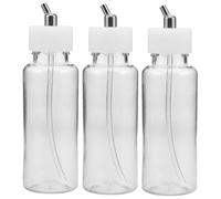 Operitacx 3pezzi Bottiglie di Plastica Vuote per Aerografo Contenitori per Vernice Alimentazione Sifone Tazze per Miscelazione per Pigmenti Colori e Inchiostri