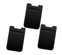 Operitacx 3pezzi Custodia Adesiva Per Cellulare Portafoglio Ultra Sottile in Tessuto Elastico Tasca Posteriore Riutilizzabile Per Carte e Documenti
