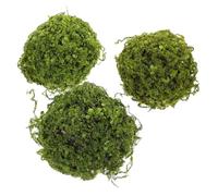 Operitacx 3pezzi Palle di Piante Artificiali Pendenti in Plastico Verde, Facili da Curare e Sempre Verdi, per Decorazioni di Interni e Allestimenti Scenici