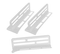 Operitacx 3pezzi Separatori Per Porta Frigorifero Regolabili Pannelli Divisori Per Alimenti in Plastica Organizer Laterale Per Frigorifero
