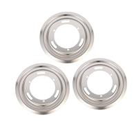 Operitacx 3pezzi Vassoi - in Acciaio Per Gas Leccarde Per Teglie Da Vassoio Per Raccolta Acqua e Olio Supporto Stabile Design Antiscivolo