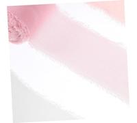 Operitacx 4 Nastro Decorativo in Chiffon per Matrimonio Ciascuno Nastro Delicato per Bouquet Feste e Bomboniere Colori Rosa Pastello