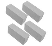 Operitacx 4 Pezzi Blocco Floreale Rettangolare per Composizioni, Matrimoni | Base in Fango Floreale, Inserimento Semplice degli Steli, per Fiori Freschi e Artificiali, 9x4x2.8 Pollici