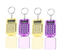 Operitacx 4 pezzi Calcolatrice Tascabile Mini Flip-open da Portatile con Pulsanti Grandi per Studenti e Quotidiano Design Compatto e Funzionale per Calcoli Pratici