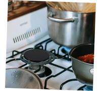 Operitacx 4 Pezzi Copri Bruciatore per Piano Cottura Gas Cappucci Fiamma Sostitutivi Resistenti e Facili da Installare Accessori Cucina Compatibili Maggior Parte dei Gas Superficie Liscia