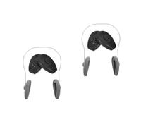 Operitacx 4 Pezzi Copri Orecchie Antiscivolo in Silicone con Anello | Protezione Orecchie Comoda e Resistente All'olio, per Salone e Doccia, Accessorio Leggero con Gancio