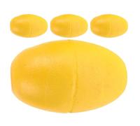Operitacx 4 Pezzi Galleggiante per Ancora Barca o Kayak, PVC Giallo Ovale | Aiuto al Recupero Rapido, Montaggio Semplice, per Pesca e Ancoraggio in Canoa, per Marinai e Pescatori