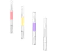 Operitacx 4 Pezzi Penna Nutriente per Unghie e Cuticole 2ml Olio Minerale e Cera D'api, Facile da Trasportare e Uso Conveniente per Salone Nail Art e Casa
