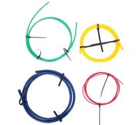 Operitacx 4 Pezzi Protezione Tubo Condizionatore in Plastica 1/4 1/2 3/8 | Resistente alle Intemperie, Colori Vivaci per Identificazione Rapida, per Linee Frigorifere e Manutenzione Climatizzatore