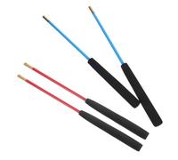 Operitacx 4 Pezzi Set di Bastoni per Diabolo in Fibra Chimica Impugnatura Antiscivolo e Design Bilanciato, per Allenamento Indoor e Giocoleria per Principianti e Professionisti