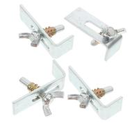 Operitacx 4 pezzi Staffe Fissaggio per Lavelli Sottopiano Clip Installazione Sicure per Lavabo da Elegante e Resistente Compatibili con Tipi Lavelli Facili da Montare