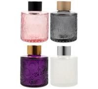 Operitacx 4 Pz Bottiglia Di Bottiglia Diffusore Di Profumo in Vasi Diffusori in Olio Essenziale Bottiglie Flaconi Diffusori Vuoti Fragranza Piccola Scatola Bicchiere