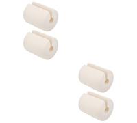 Operitacx 4 Pz Scheda Di Sicurezza Tappo a Muro Pavimento Fermaporta Silenziatore Da Parete Protezioni Per Le Dita Della Porta Strisce Porta Bambino Nbr Materiale Cilindrico Appendice