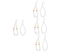 Operitacx 4 Set Ciondolo Per Telefono Con Perline Cordino Per Smartphone Lanyard E Decorativo Con Farfalle Accessorio Multifunzionale Per Chiavi E Borse 2 Pezzi*4