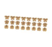 Operitacx 4 Set Fisso Chiavistello Infila Ago Filettatrici Ditali Macchina per Maglieria Magliaia Marcatore Mini Trapuntatura Ganci per Bottoni Forniture Ditale da Dito Metallo 6 Pezzi * 4