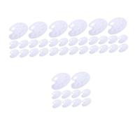 Operitacx 4 Set Tavolozza di Miscelazione Tazze di Vernice Piatto Tavolozza Bagnata Vassoio di Vernice Palette Tavolozza di Colori Ad Olio Tavolozza Pittorica Plastica Bianca 10 Pezzi * 4