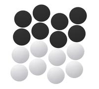 Operitacx 40 Pezzi Piastre Metalliche Adesive Rotonde Sottili per Supporto Magnetico Auto Dischi in Metallo con Retro Adesivo per Compatibili con Caricabatterie Wireless e Staffe Magnetiche