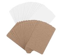 Operitacx 400 Pezzi Carte Postali Acquerello Vuote Cartoncino da Kraft Cartoncino Bianco Carte da e Scrittura per Diy Pittura Timbri e Stampa per Scuola e Creatività