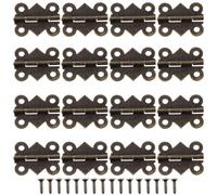 Operitacx 48 Pezzi Cerniere Antiche per Mobili Design Farfalla Inciso in Bronzo, Mini Cerniere Pratiche per Armadi e Librerie, Accessori Fai da Te per Ferramenta Mobili in Stile Retrò