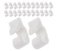 Operitacx 48 Pezzi Connettori per Gabbie Animali Clip Plastica Bianca per Scaffali Modulari Armadi e Recinti Collegamento e Sicuro per Cubi in Filo Facile Montaggio e Stabilità Rafforzata