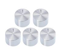 Operitacx 5 Pezzi bruciatori manopola fornello a Gas Interruttore bruciatore Pulsante Metallo Interruttore fornello Pezzi di Ricambio per fornello Piano Cottura Tipo a