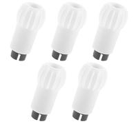 Operitacx 5 Pezzi Connettore per Supporto Flebo, Connettore Centrale in Plastica Bianco 25mm a 19mm per Asta Flebo, Clinica e Assistenza Domiciliare per Operatori Sanitari e Caregiver