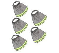 Operitacx 5 Pezzi Coprimuta da Sole Riflettente per Casco da Protezione Ventilata con Fascia Elastico per Costruzione Adatta Attività Outdoor come e Escursionismo
