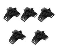 Operitacx 5 Pezzi Portalampada da minatore chiave per portafari da pesca guidato con supporto staffa faro aveva un supporto fisso leggero fornitura di pesca portafari fisso plastica Black