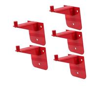 Operitacx 5 Pezzi Supporto Estintore in Acciaio Carbonio Resistente Montaggio Parete per Ufficio Garage Magazzino Staffa per Estintori Abc
