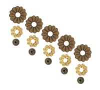 Operitacx 5 Set Accessori per Riparazione Ventagli Pieghevoli con Rivetti Vintage e Connettori per Ventagli Cinesi da Danza Kit Completo con ad Precisione per Connessione e Fissaggio Sicuro