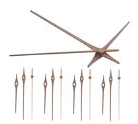Operitacx 5 Set di Lancette Dell'Orologio da Parete Appese Kit di Montaggio Manuale Fai da Te Parti di Ricambio per Lancette Dell'Orologio in Legno