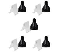 Operitacx 5 Set Espositore per Naso in Silicone Pratica Anelli al Naso per Borchie da Donna Spillo Kit del Corpo in Silicone Naso Finto da Esposizione Modello Umano Gel di silice