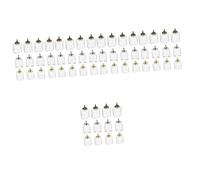 Operitacx 5 Set Luce Lovable Gioielli Fai Da Te Ringlith Mason Jar Incantesimi Barattoli Medaglione Catena Ciondoli Per La Creazione Di Gioielli Fascino Del Tè Al Latte Bicchiere 12 Pezzi*5