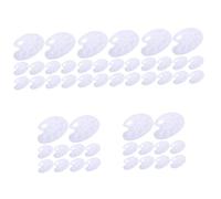 Operitacx 5 Set Tavolozza Pittorica Tavolozza di Miscelazione Tavolozza di Colori Ad Olio Piatto Palette Paletta Bagnata Tavolozza del Vassoio di Vernice Plastica Bianca 10 Pezzi * 5