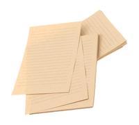 Operitacx 50 fogli Carta Lettere Vintage Rigata Kraft Spessi per Scrittura Calligrafia e Inviti Eleganti Resistente Sbavature per Lettere e Annunciazioni Speciali