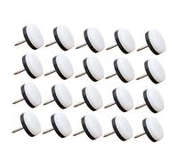 Operitacx 50 pezzi Feltrini Antiscivolo per Gambe da Protezione Materiale per Ufficio Bianco