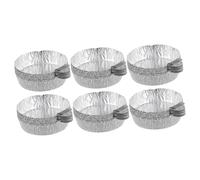 Operitacx 50 pezzi Pesatura in Alluminio con Manico per Laboratorio Resistenti Temperature per Leggeri per Analisi Termiche e Microbilance