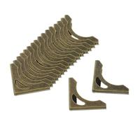 Operitacx 50 Pezzi Protezioni Angolari in Metallo per Libri Vintage Copri Spigoli Decorativi per Album Quaderni Scrapbooking Menu e Cartelle Guardie Protettive Resistenti e Raffinate