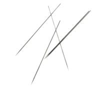 Operitacx 5pezzi Ago per Aerografo in Acciaio Inossidabile Conici Lineari Lunghi per Linee Sottili e Spruzzi Kit per Professionisti e Hobbisti
