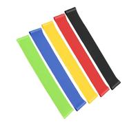 Operitacx 5pezzi Fasce Elastiche Per Colorati Per Esercizi e Stretching Per Ufficio e Scuola Design Sicuro e Stabile Combatti Disagio Sedentari