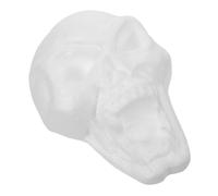 Operitacx 5pezzi Teschio Decorativo in Schiuma Scultura Halloween da Appendere Statua Vuota Decorazione da Tavolo Non Finita Giocattolo Forma Teschio per Creare Atmosfera Spettrale