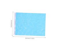 Operitacx 6 Pezzi Adesivi Effetto Ondulata Ultra Sottile per Micro Carta Autoadesiva Resistente per Diorami Modelli Architettonici e Sabbia Realistici Motivi per Treni e Acquari