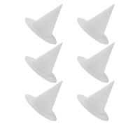 Operitacx 6 Pezzi Cappello di Carta Bianco, Kit Fai da Te per Stimolare la Creatività Artistica, per Attività e Laboratori in Asilo Nido