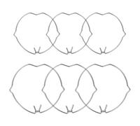 Operitacx 6 Pezzi Clip a Molla in Metallo per Fissaggio Faretti Mr11 Mr16, Anelli di Ricambio per Apparecchi di Illuminazione Domestici, Commerciali e Uffici, Installazione Semplice e Presa