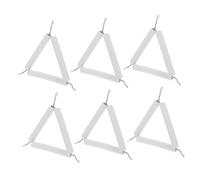 Operitacx 6 Pezzi in Ceramica per Crogioli da Strumento Stabile per Laboratori Resistente Ad Temperature per Esperimenti Scultura e Modellazione in Argilla