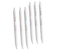 Operitacx 6 Pezzi Penne Gel Retrattili con Decorativo Design Ergonomico Leggero e Resistente Penne per Scrittura Studenti per e Feste