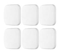 Operitacx 6 Pezzi Protezione Muro Adesiva in Silicone Bianco Motivo Balena, Assorbe Urti e Riduce Suono, Adesivi per Fermo Porta e Proteggi Porta Efficaci