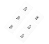 Operitacx 6 Pezzi Supporti Mensole in Acciaio Inossidabile Staffe Reggimensole Muro Senza Fissaggio Adesivo per Mensole Galleggianti Resistenti e Facili da Installare per Armadi e Ripiani