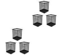 Operitacx 6 Pz Portapenne Cavo Porta Pennelli Per Trucco Portamatite Tazza Della Matita Portapenne in Ferro Organizzatore Di Spazzole Di Ferro Astuccio Penne Scrivania Semplice